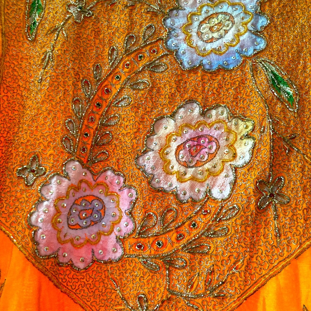 Handmade South Asian style top, or dress if you fancy! Beautiful bead work